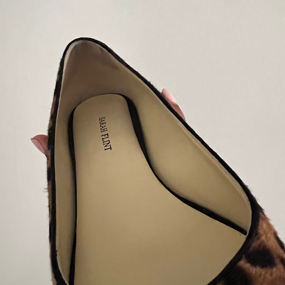 Sarah Flint Natalie Flat in Chocolate Leopard print - Picture 7 of 8